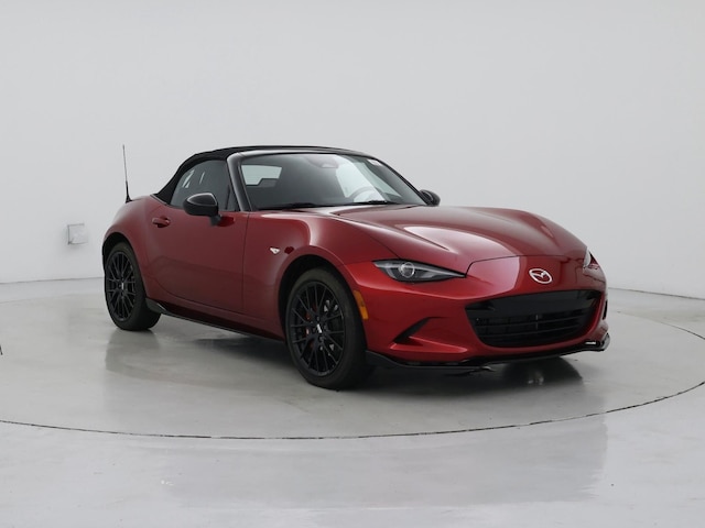 Red 2025 Mazda MX-5 Miata Club RWD Convertible Rear-Wheel Drive Manual