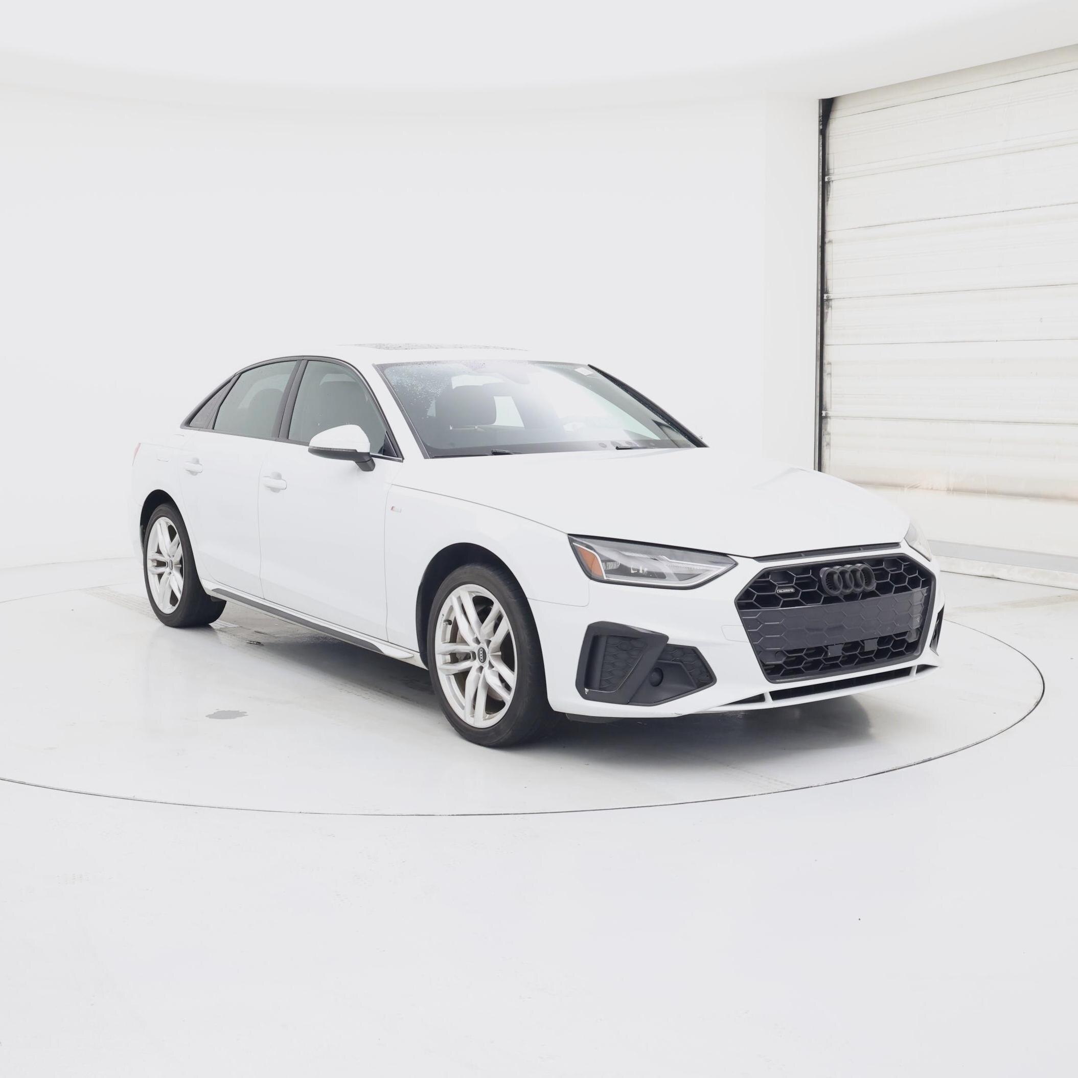 White 2021 Audi A4 Sedan All-Wheel Drive Automatic