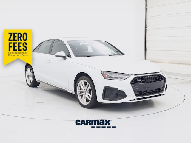 White 2021 Audi A4 Sedan All-Wheel Drive Automatic