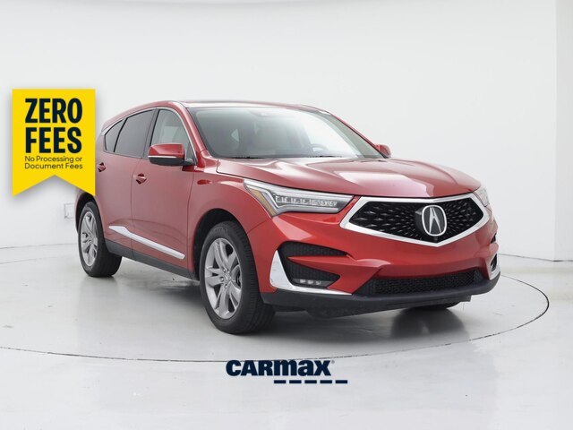 Red 2020 Acura RDX SH-AWD with Advance Package SUV / Crossover All-Wheel Drive Automatic