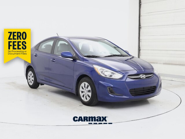 Blue 2017 Hyundai Accent Sedan Front-Wheel Drive Automatic
