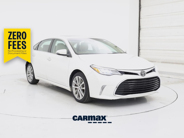 White 2017 Toyota Avalon XLE Touring Sedan Front-Wheel Drive Automatic
