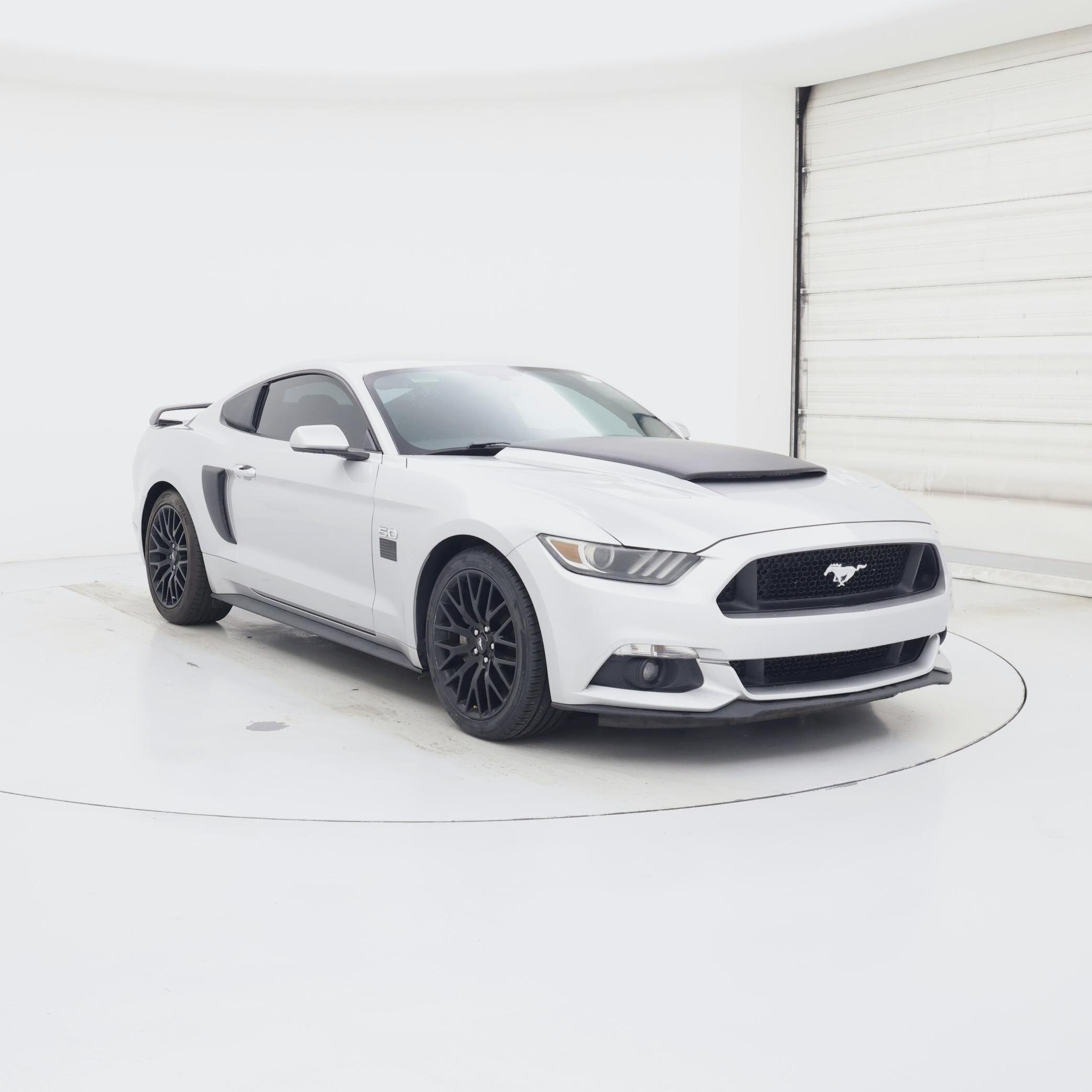 Silver 2016 Ford Mustang Coupe Rear-Wheel Drive Automatic
