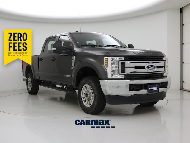 Gray 2018 Ford F-250 Super Duty XL Crew Cab 4WD Pickup Truck Four-Wheel Drive Automatic