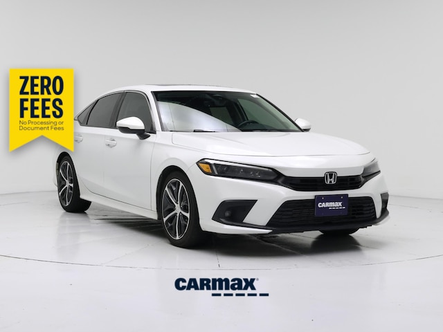 White 2023 Honda Civic Sedan Front-Wheel Drive Automatic