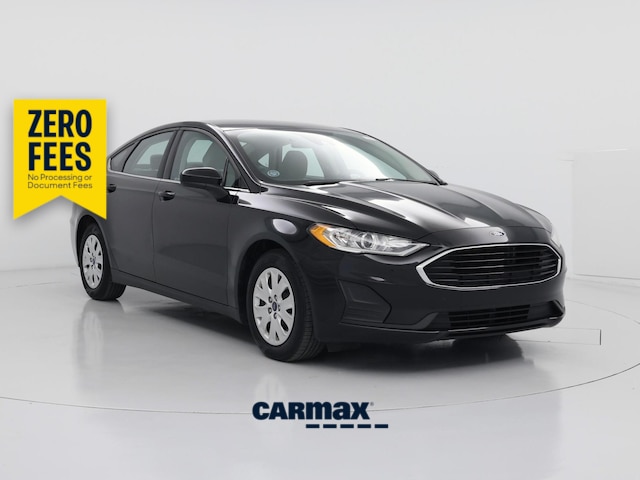 Black 2020 Ford Fusion S FWD Sedan Front-Wheel Drive Automatic