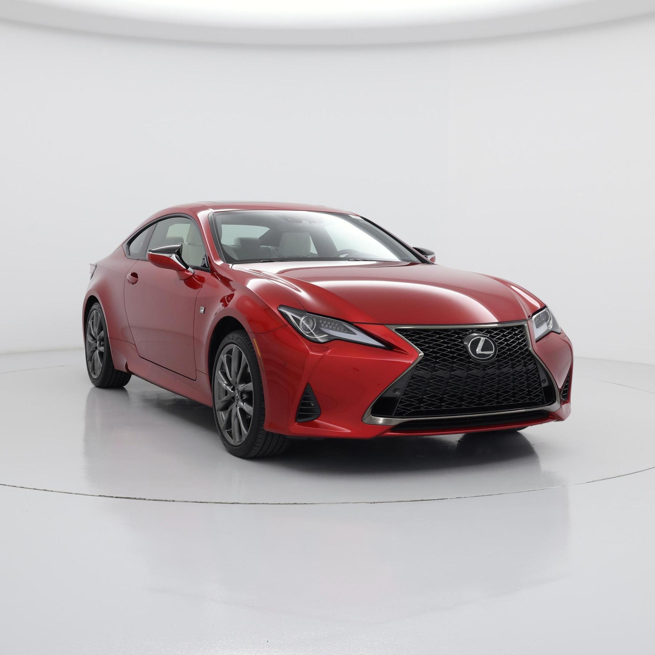 Red 2021 Lexus RC Coupe All-Wheel Drive Automatic
