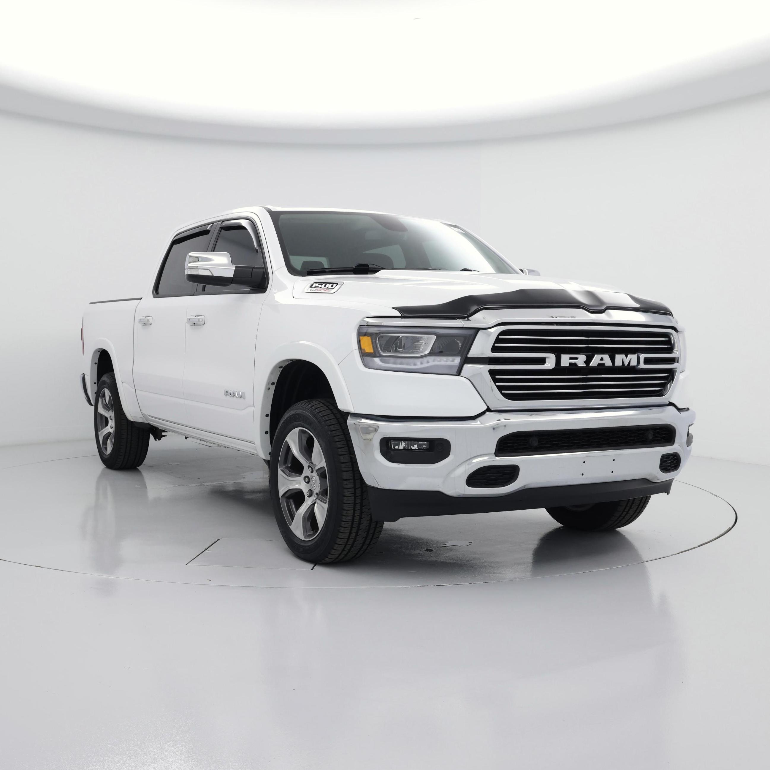 White 2020 RAM 1500 Pickup Truck Four-Wheel Drive Automatic