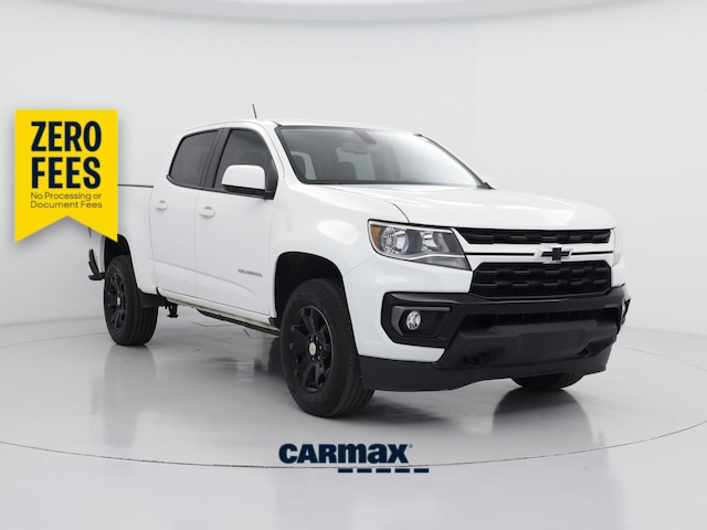 White 2022 Chevrolet Colorado LT Crew Cab 4WD Pickup Truck Four-Wheel Drive Automatic