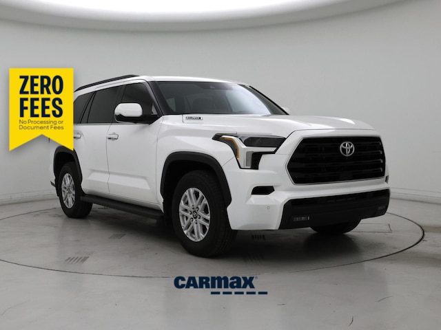 White 2025 Toyota Sequoia SR5 4WD SUV / Crossover Four-Wheel Drive Automatic