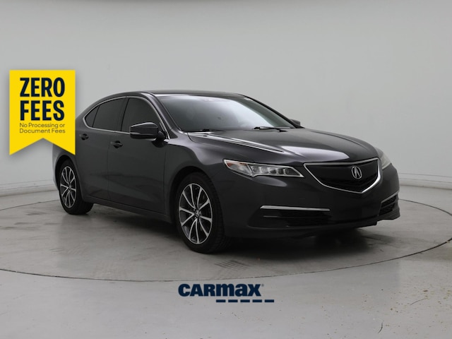 Gray 2016 Acura TLX V6 FWD with Technology Package Sedan Front-Wheel Drive Automatic