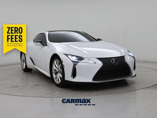 White 2018 Lexus LC 500 RWD Coupe Rear-Wheel Drive Automatic
