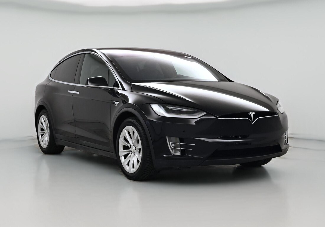 2020 Tesla Model X Long Range Plus in Black — CarMax photo