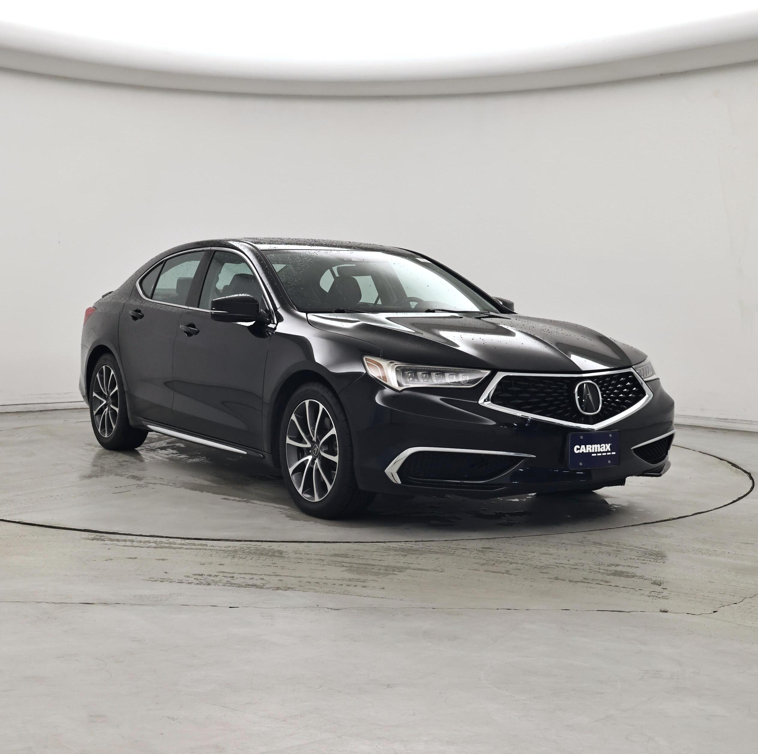 Black 2018 Acura TLX Sedan Front-Wheel Drive Automatic