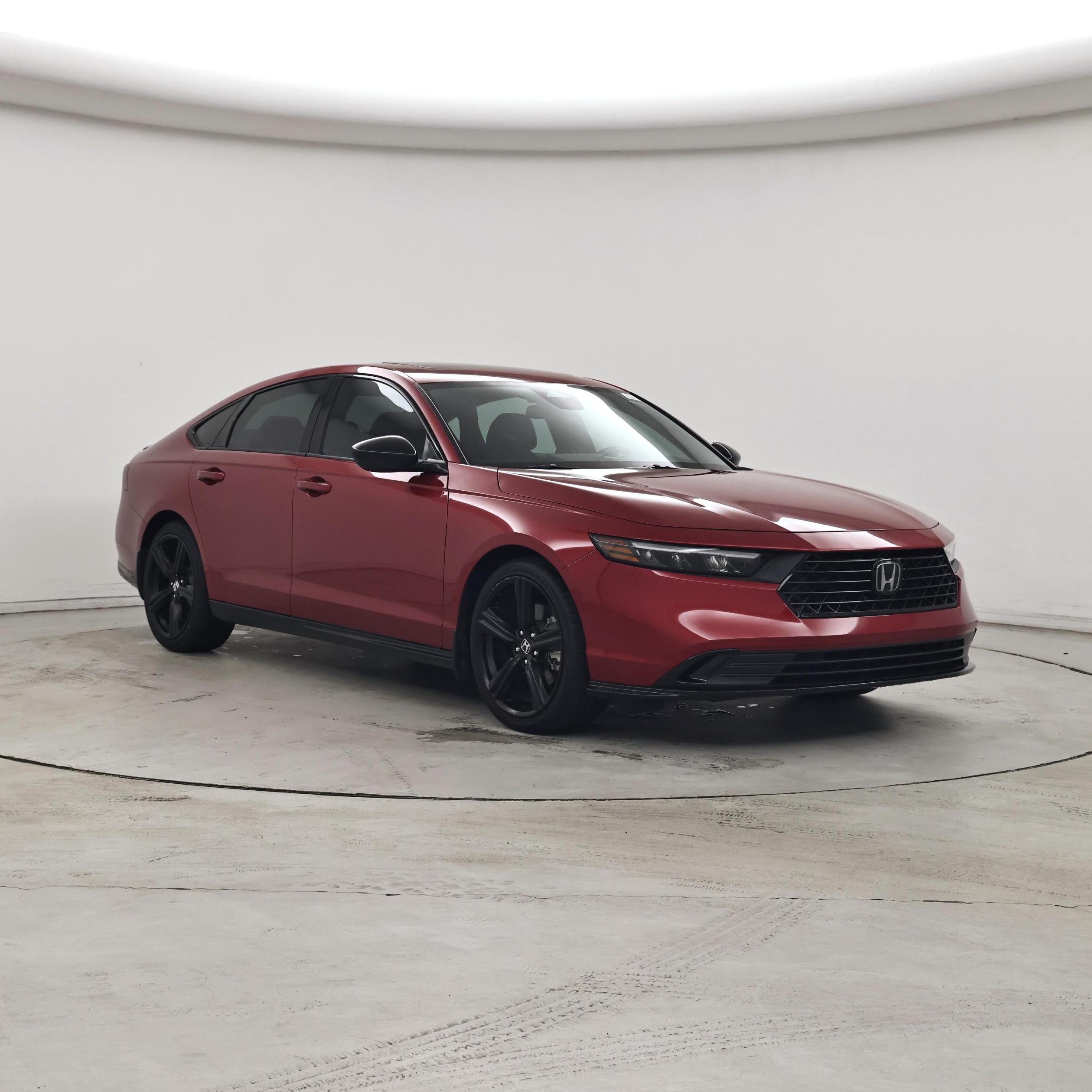 Red 2024 Honda Accord Hybrid Sedan Front-Wheel Drive Automatic