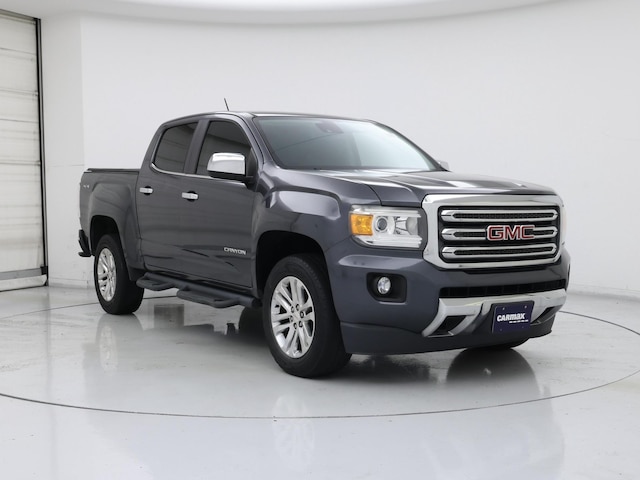 Gray 2016 GMC Canyon SLT Crew Cab 4WD Pickup Truck Four-Wheel Drive Automatic