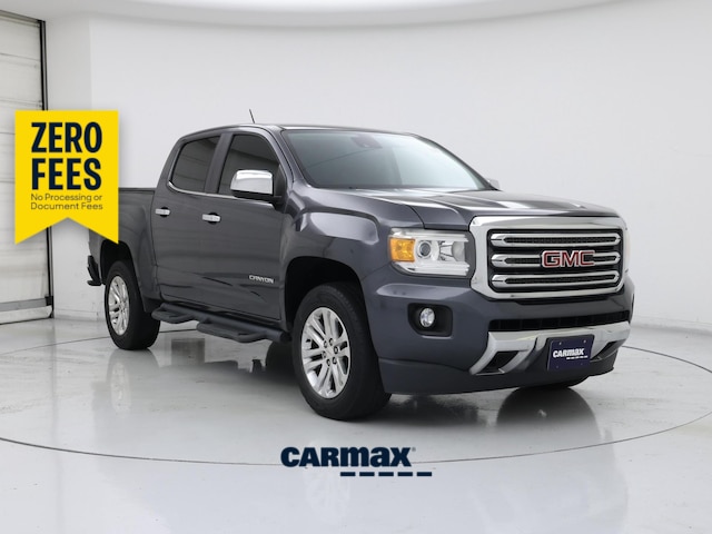 Gray 2016 GMC Canyon SLT Crew Cab 4WD Pickup Truck Four-Wheel Drive Automatic