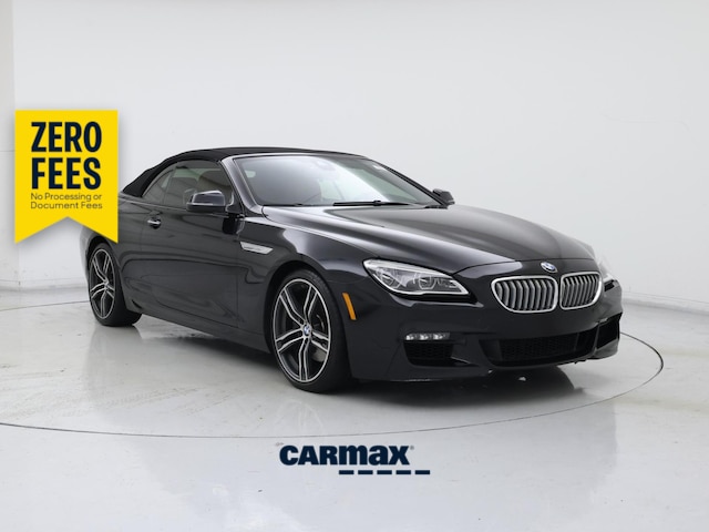 Black 2018 BMW 6 Series Convertible Rear-Wheel Drive Automatic