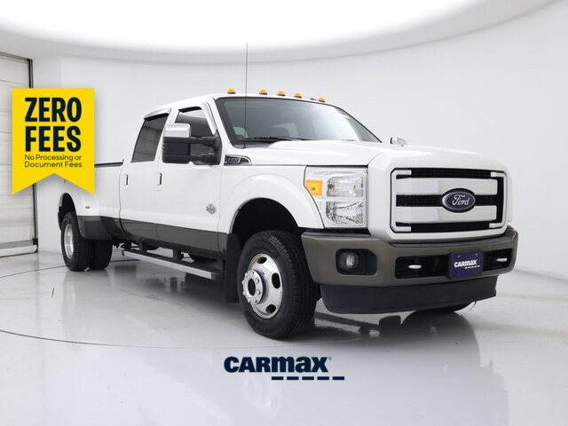White 2015 Ford F-350 Super Duty Pickup Truck Four-Wheel Drive Automatic