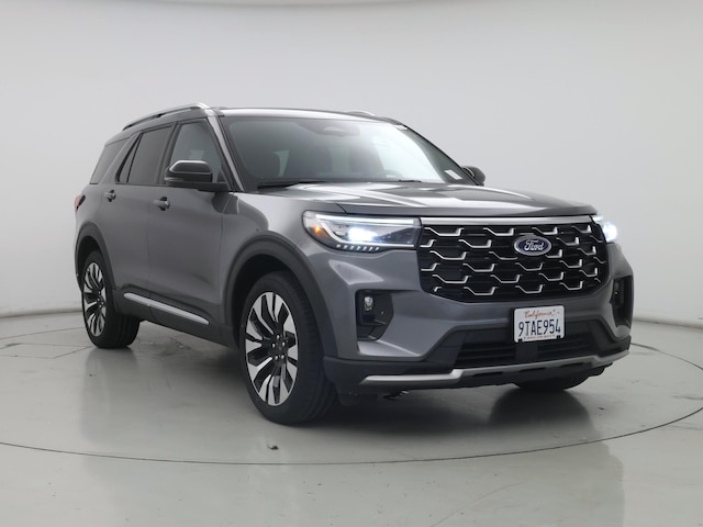 Gray 2025 Ford Explorer Platinum AWD SUV / Crossover All-Wheel Drive Automatic