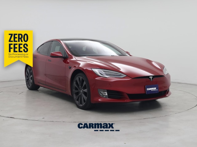 Red 2019 Tesla Model S Standard Range AWD Sedan All-Wheel Drive Automatic