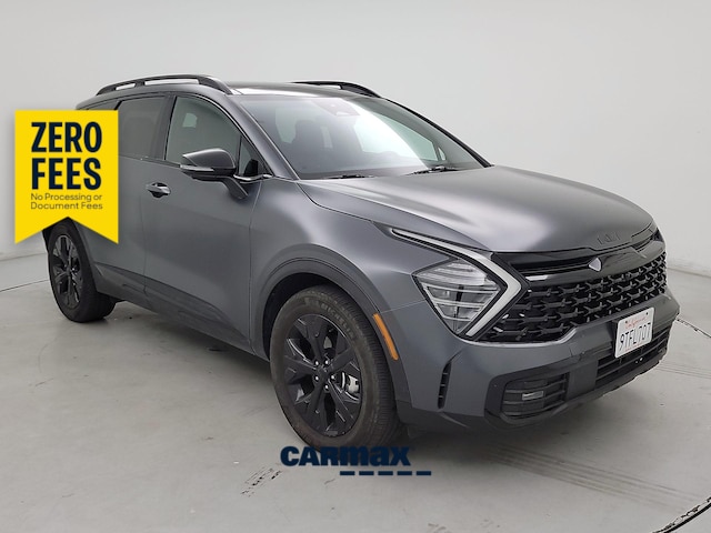 Gray 2025 Kia Sportage Hybrid Plug-In X-Line Prestige AWD SUV / Crossover All-Wheel Drive Automatic