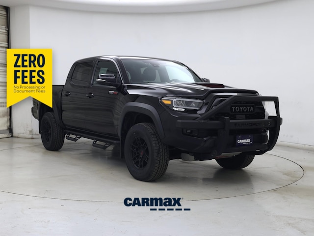Black 2021 Toyota Tacoma TRD Pro Double Cab 4WD Pickup Truck Four-Wheel Drive Automatic