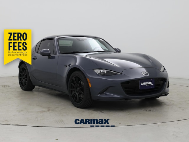 Gray 2021 Mazda MX-5 Miata Convertible Rear-Wheel Drive Manual
