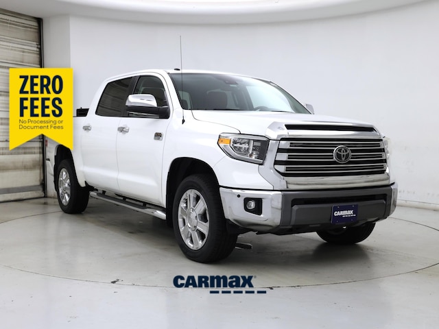 White 2019 Toyota Tundra Pickup Truck Four-Wheel Drive Automatic