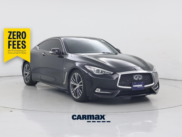Black 2017 INFINITI Q60 Coupe Rear-Wheel Drive Automatic
