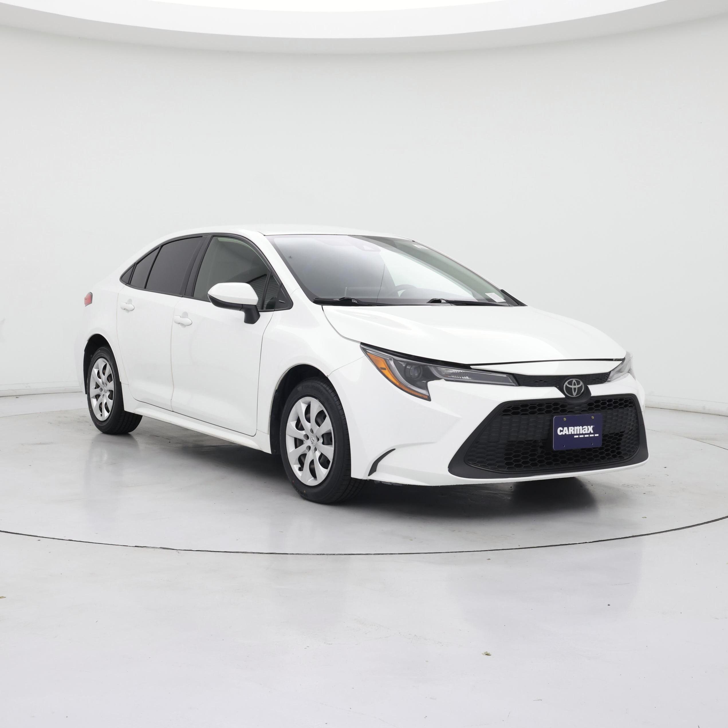 White 2021 Toyota Corolla Sedan Front-Wheel Drive Automatic