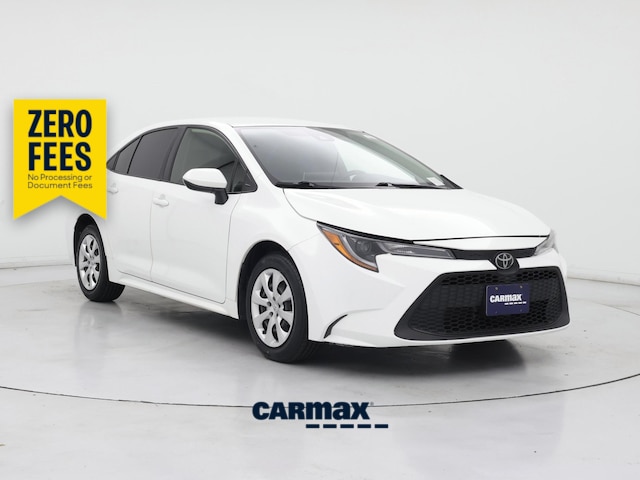 White 2021 Toyota Corolla Sedan Front-Wheel Drive Automatic