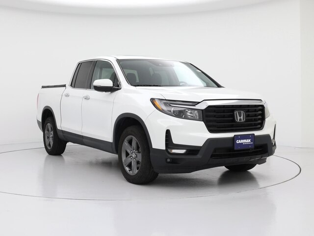 White 2023 Honda Ridgeline RTL-E AWD Pickup Truck All-Wheel Drive Automatic