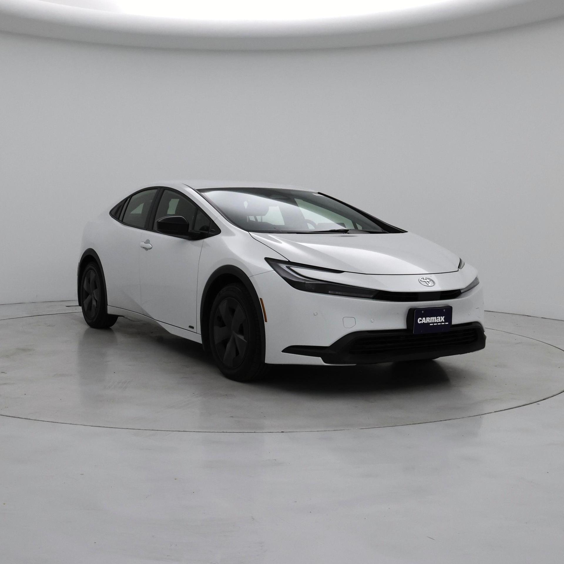 White 2025 Toyota Prius LE AWD Hatchback All-Wheel Drive Automatic
