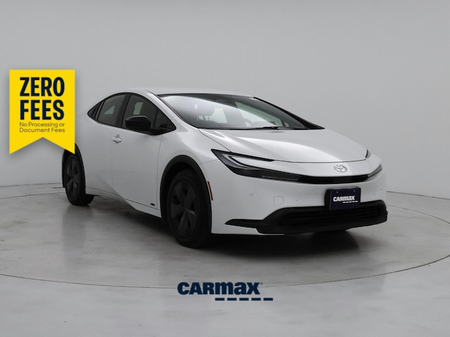 White 2025 Toyota Prius LE AWD Hatchback All-Wheel Drive Automatic