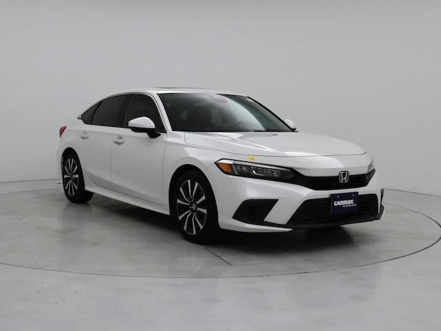 White 2022 Honda Civic EX FWD Sedan Front-Wheel Drive Automatic