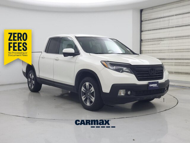 White 2017 Honda Ridgeline Pickup Truck All-Wheel Drive Automatic