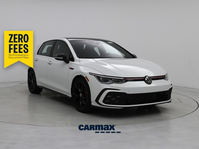 White 2024 Volkswagen Golf GTI Hatchback Front-Wheel Drive Automatic