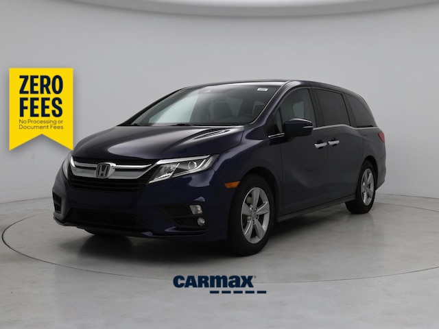 Blue 2019 Honda Odyssey Minivan Front-Wheel Drive Automatic
