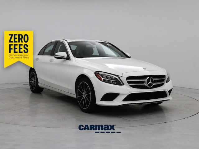 White 2019 Mercedes-Benz C-Class Sedan Rear-Wheel Drive Automatic