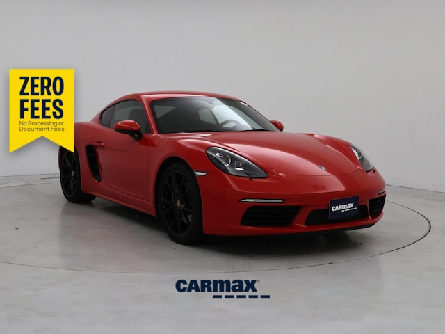 Red 2017 Porsche 718 Cayman Coupe Rear-Wheel Drive Automatic