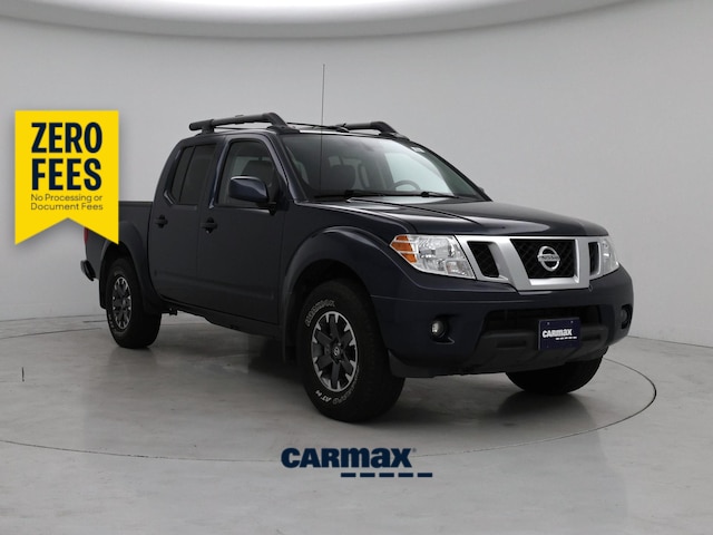 Blue 2020 Nissan Frontier Pickup Truck Four-Wheel Drive Automatic