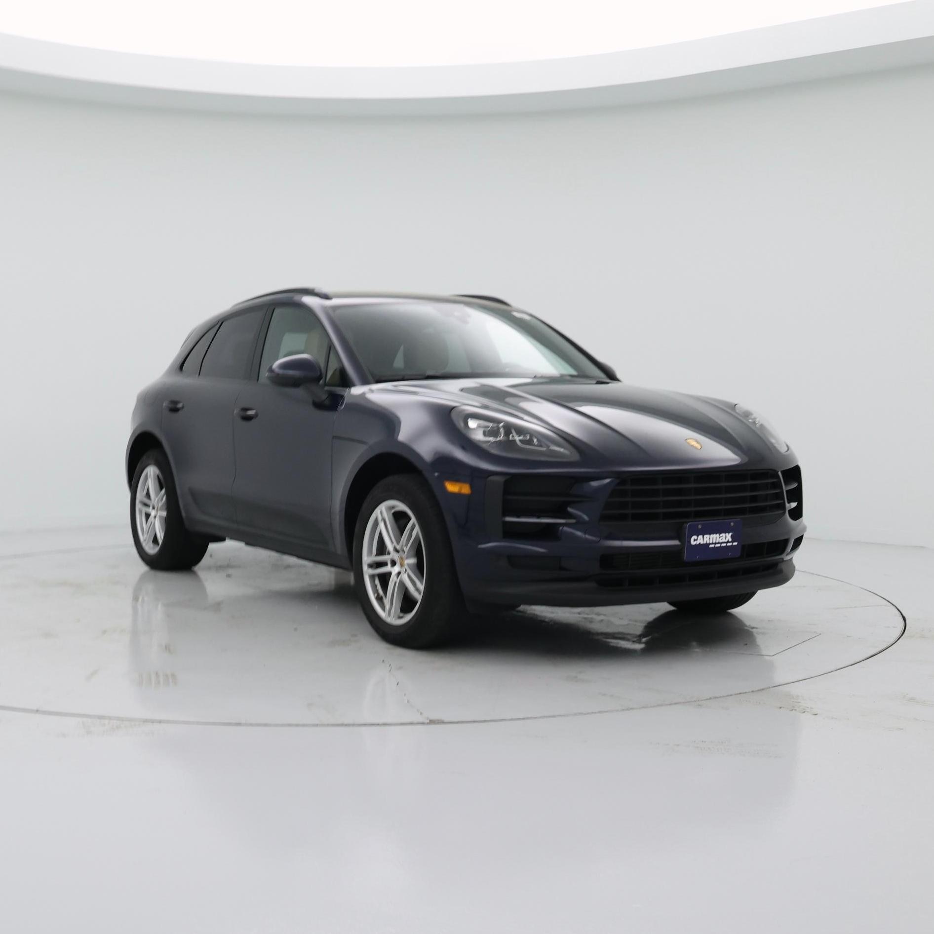 Blue 2021 Porsche Macan AWD SUV / Crossover All-Wheel Drive Automatic