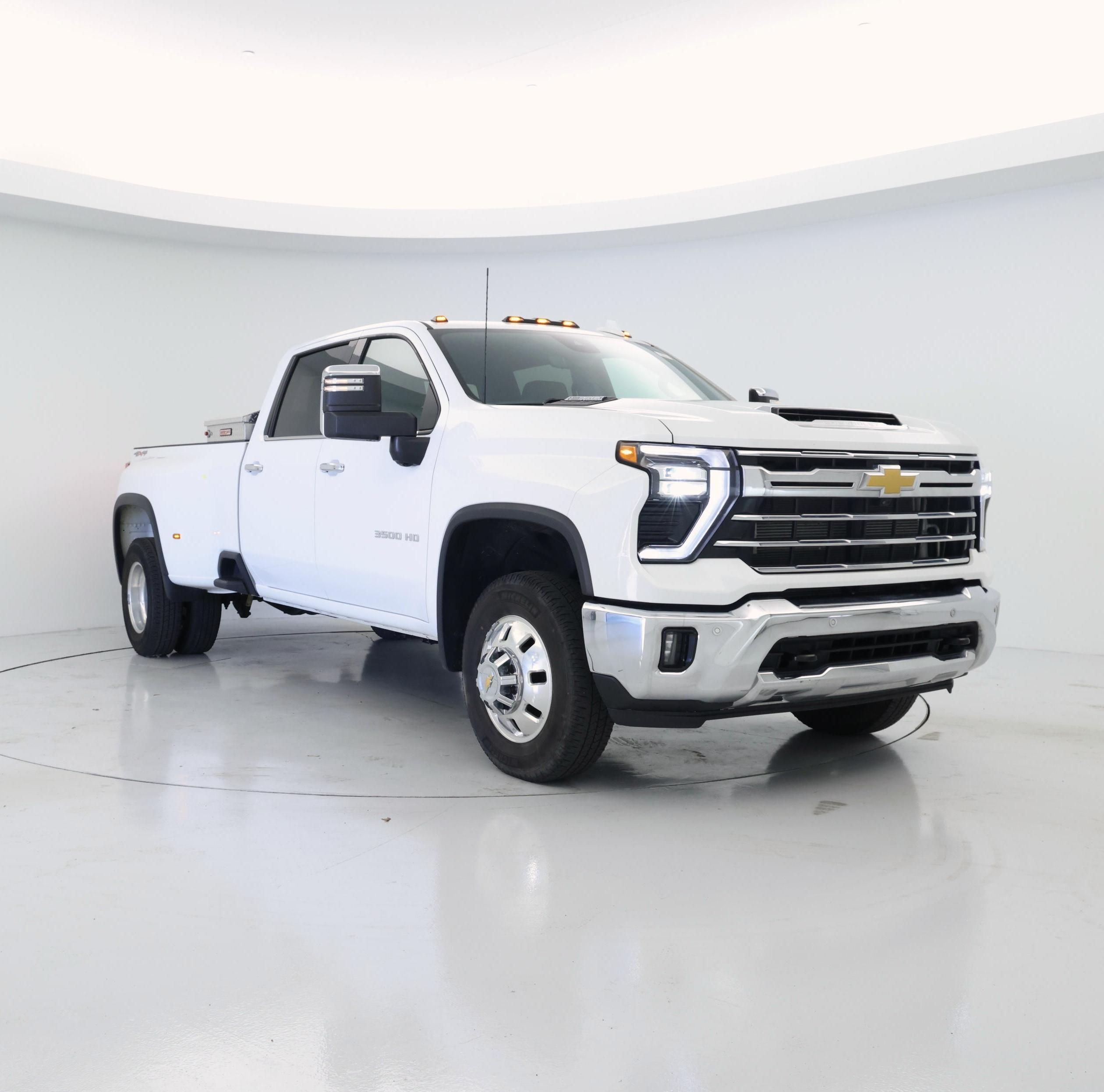 White 2024 Chevrolet Silverado 3500HD Pickup Truck Four-Wheel Drive Automatic