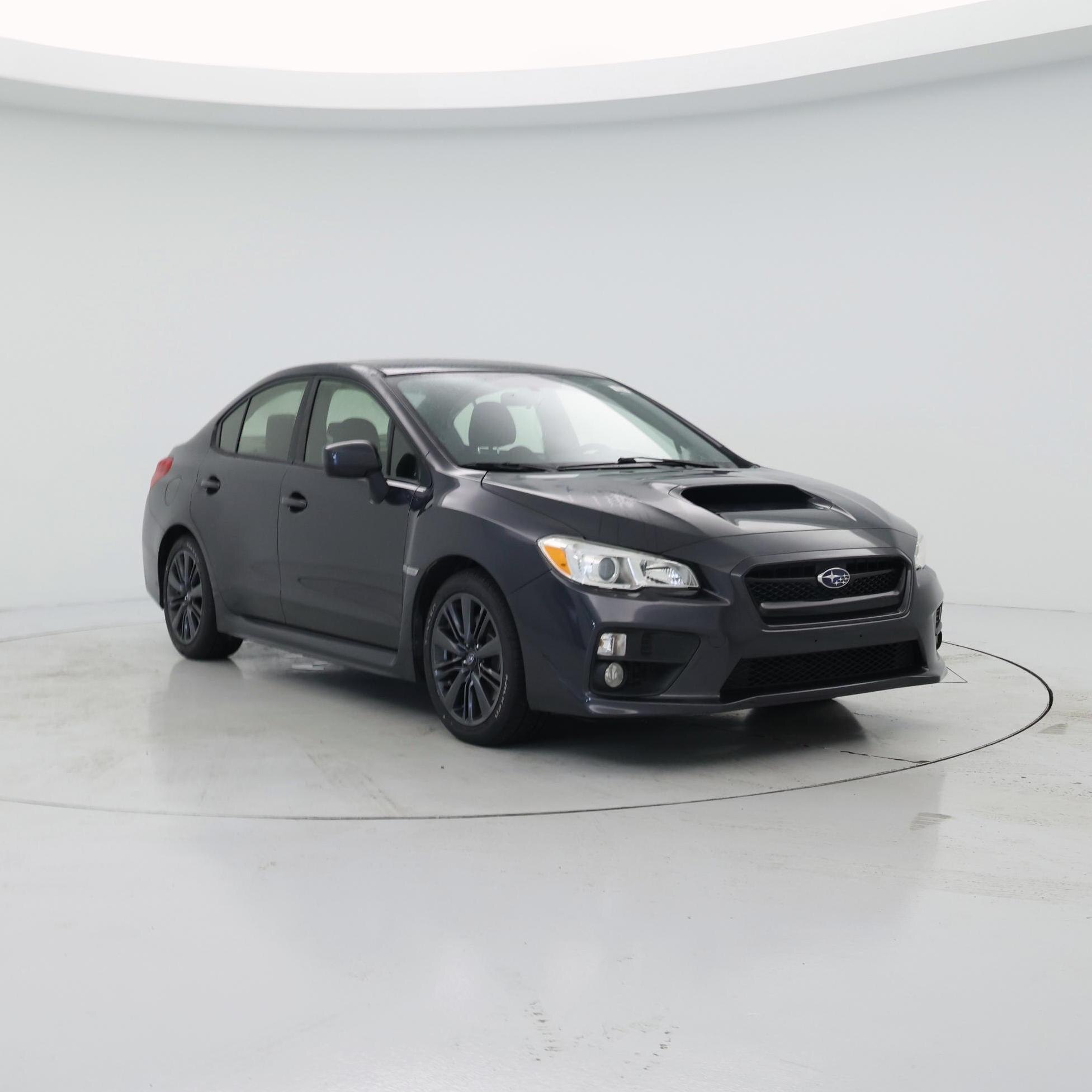 Gray 2015 Subaru WRX Premium Sedan All-Wheel Drive Manual