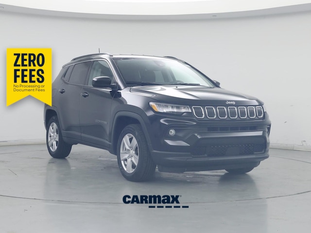 Black 2022 Jeep Compass SUV / Crossover Four-Wheel Drive Automatic