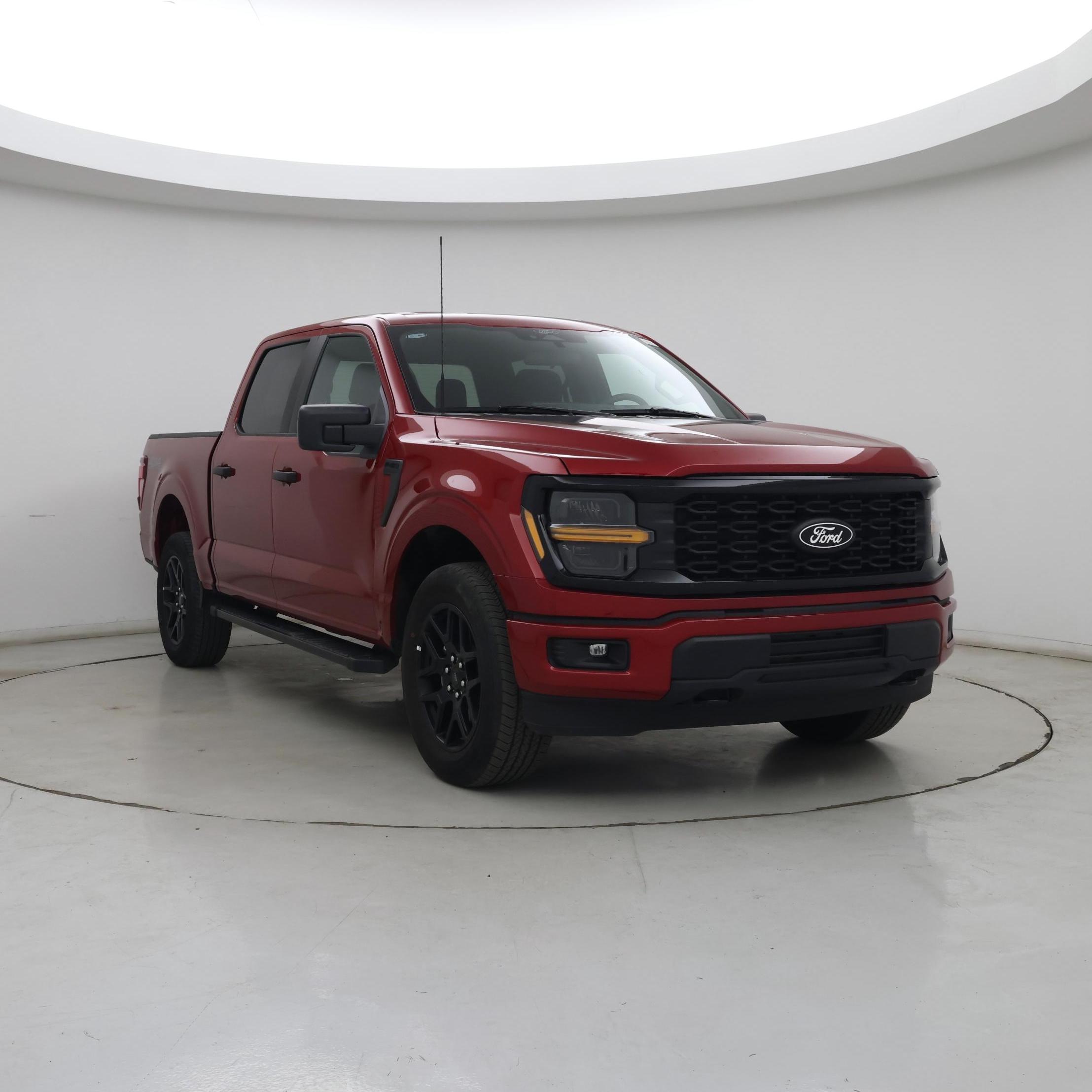 Red 2024 Ford F-150 Pickup Truck Four-Wheel Drive Automatic