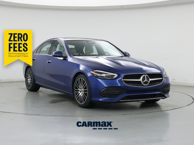 Blue 2022 Mercedes-Benz C-Class Sedan All-Wheel Drive Automatic