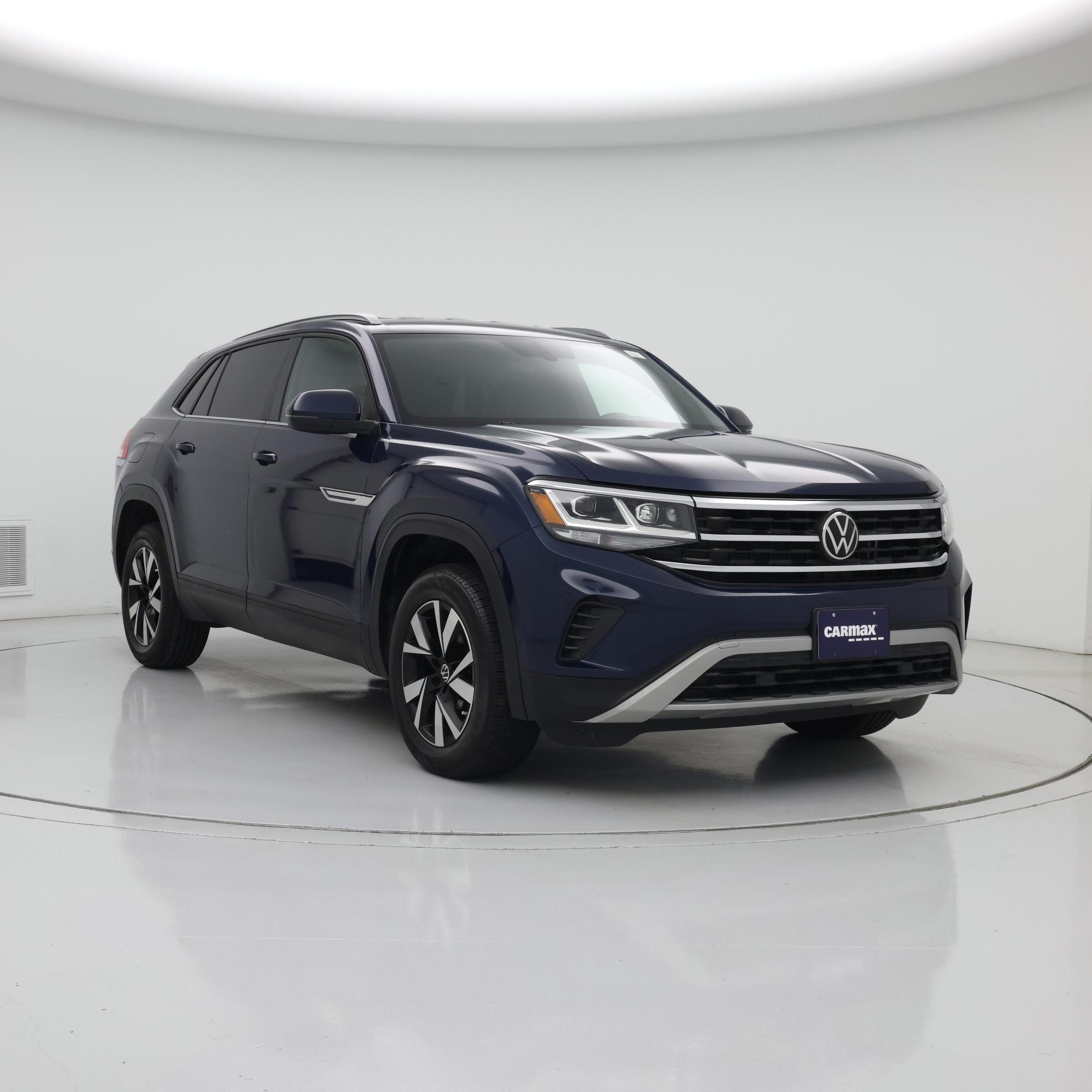 Blue 2020 Volkswagen Atlas Cross Sport SUV / Crossover All-Wheel Drive Automatic