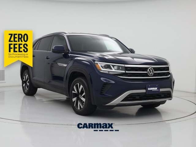Blue 2020 Volkswagen Atlas Cross Sport SUV / Crossover All-Wheel Drive Automatic